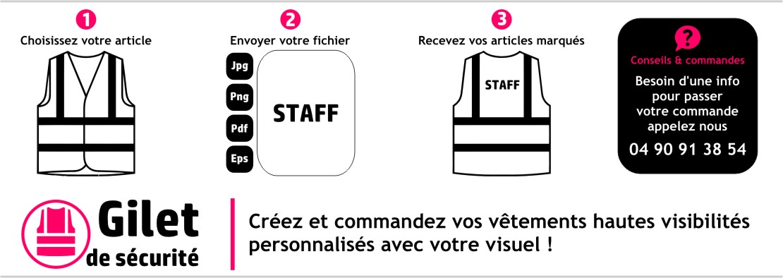 Gilet De Sécurité Personnalisé Pour Enfants à Thème